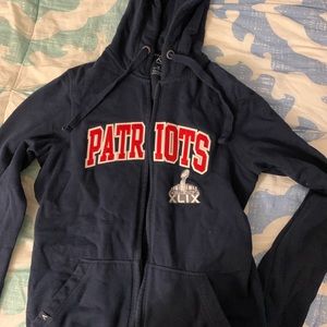 Patriots Zip Up Sweatshirt